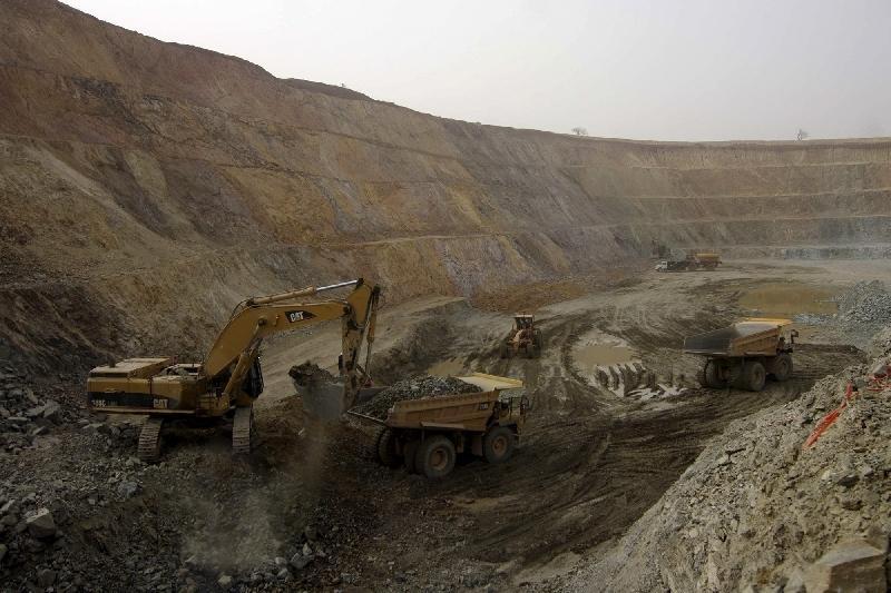 Site d'extraction minier